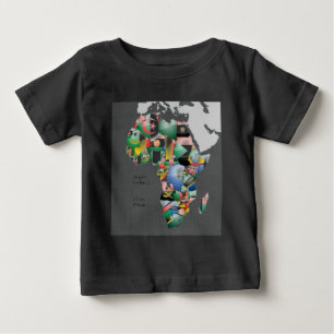 T-shirt Pour Bébé Jambo Habari Afrique ! J'aime l'Afrique