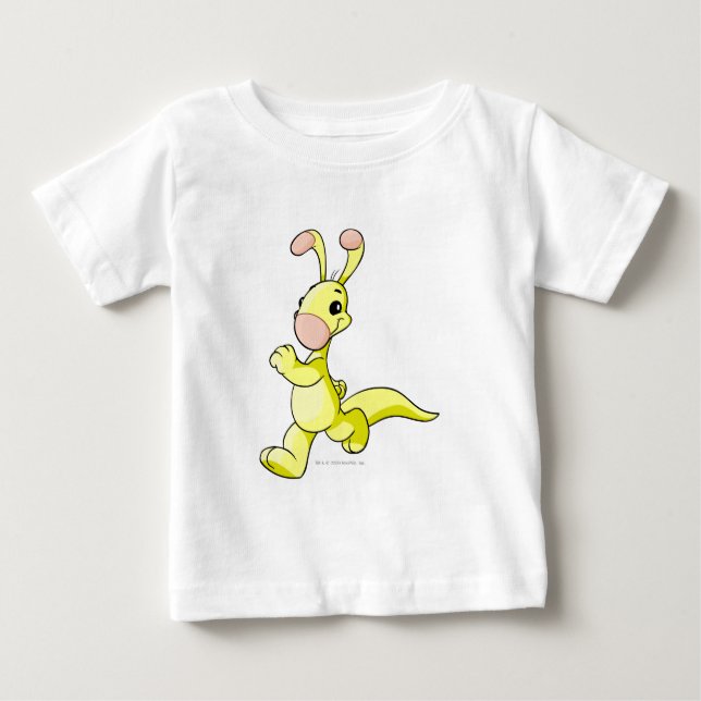 T-shirt Pour Bébé Jaune de Blumaroo (Devant)