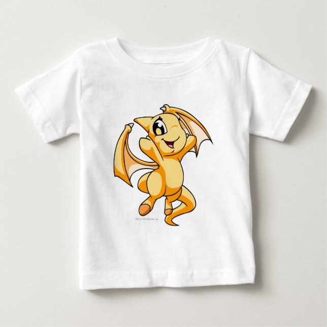 T-shirt Pour Bébé Jaune de Shoyru (Devant)