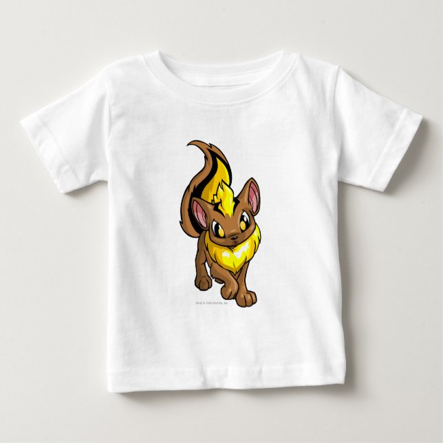 T-shirt Pour Bébé Jaune de Xweetok (Devant)