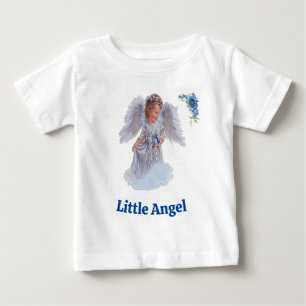 T-shirt Pour Bébé Je crois aux anges