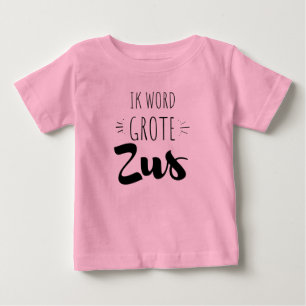 T-shirt Pour Bébé Je deviens une grande soeur