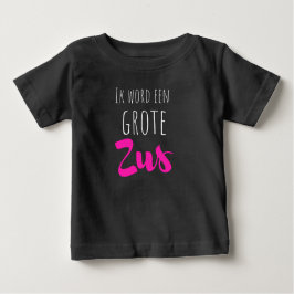 T-shirt Pour Bébé Je deviens une grande soeur
