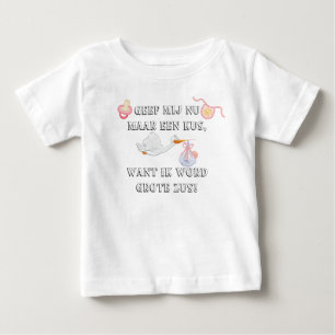 T-shirt Pour Bébé Je deviens une grande soeur
