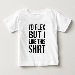 T-shirt Pour Bébé Je fléchirais