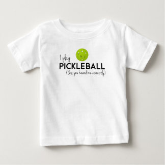 T-shirt Pour Bébé Je joue Pickleball