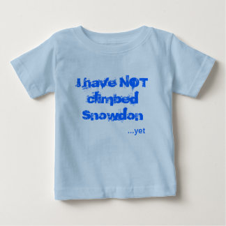 T-shirt Pour Bébé Je n'ai pas escaladé Snowdon