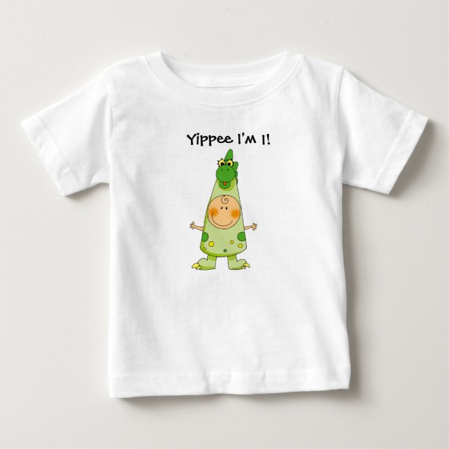 T-shirt Pour Bébé Je n'ai que 1 ! (Devant)