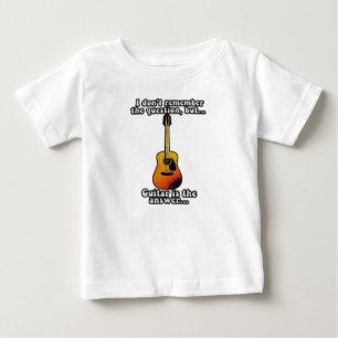 T-shirt Pour Bébé Je ne me souviens pas de la question.