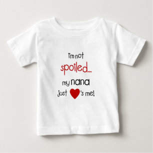 T-shirt Pour Bébé Je ne suis pas corrompu… Ma Nana m'aime juste !