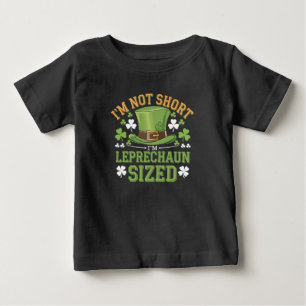 T-shirt Pour Bébé Je ne suis pas court Je suis Leprechaun Taille pou