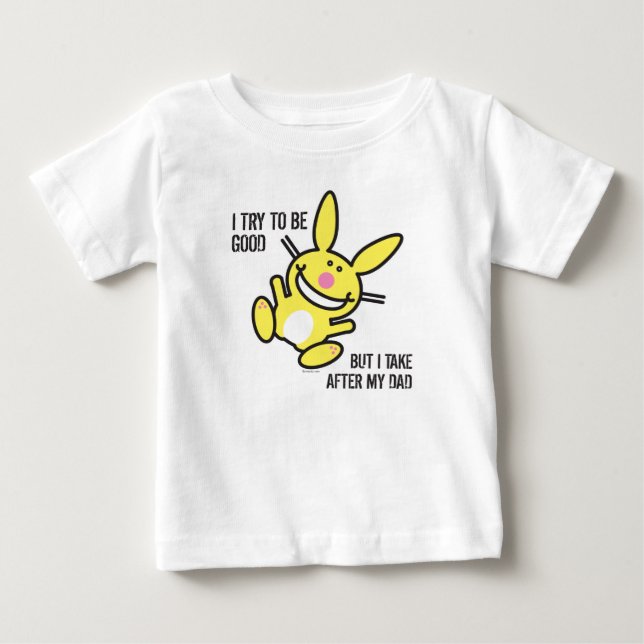 T-shirt Pour Bébé Je prends mon père (Devant)