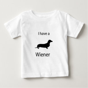 T-shirt Pour Bébé Je prends une saucisse
