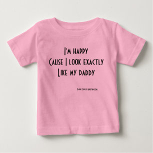 T-shirt Pour Bébé Je ressemble à mon papa