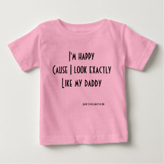 T-shirt Pour Bébé Je ressemble à mon papa