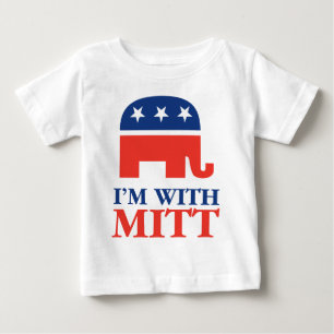 T-shirt Pour Bébé Je suis avec le gant