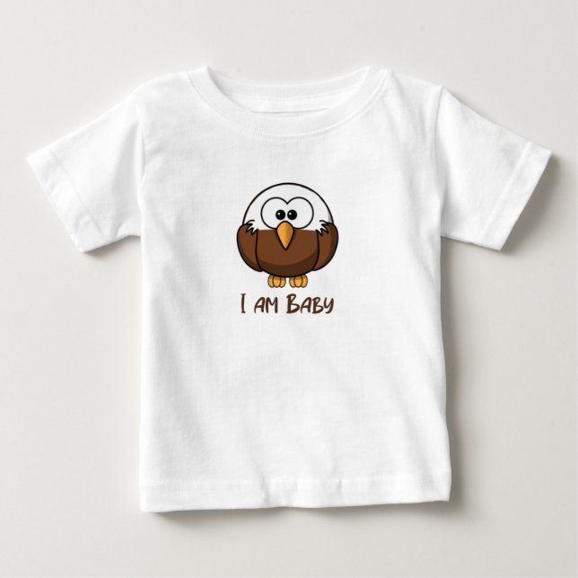 T-shirt Pour Bébé Je suis Baby Eagle (Devant)