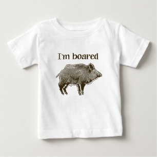 T-shirt Pour Bébé Je suis Boared
