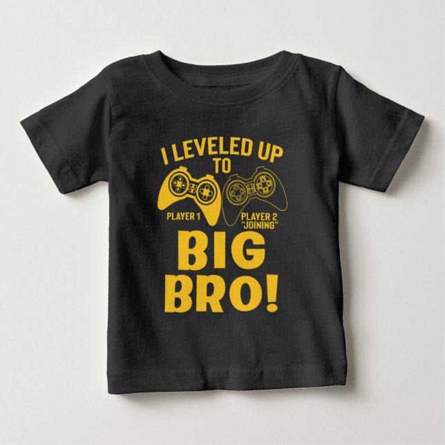 T-shirt Pour Bébé Je suis devenu grand frère (Devant)