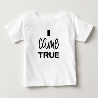 T-shirt Pour Bébé Je suis devenu vrai mère et fils fille