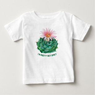 T-shirt Pour Bébé Je suis jolie mais pointilleuse