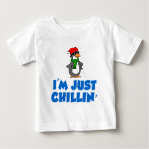 T-shirt Pour Bébé Je suis juste Chillin'
