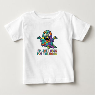 T-SHIRT POUR BÉBÉ JE SUIS JUSTE ICI POUR LES BOOS