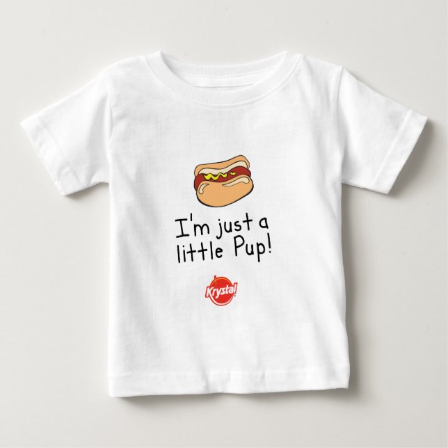 T-shirt Pour Bébé Je suis juste un petit chiot ! (Devant)