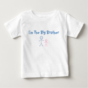 T-SHIRT POUR BÉBÉ JE SUIS LA GRANDE CHEMISE FRÈRE