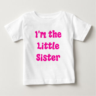T-shirt Pour Bébé Je suis la petite soeur