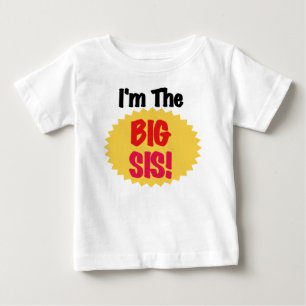T-shirt Pour Bébé Je suis le Big Sis
