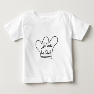 T-shirt Pour Bébé Je Suis Le Chef