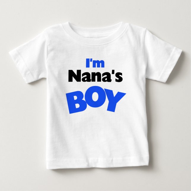 T-shirt Pour Bébé Je suis le garçon de Nana (Devant)