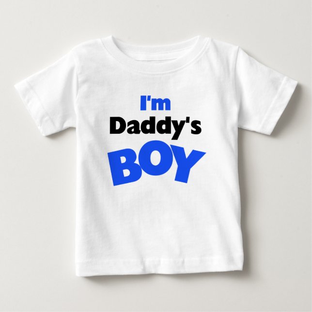 T-shirt Pour Bébé Je suis le garçon de papa (Devant)
