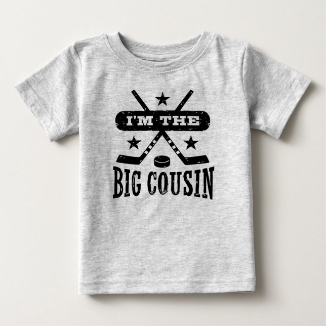 T-shirt Pour Bébé Je suis le grand cousin (Devant)