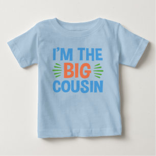 T-shirt Pour Bébé Je suis le grand cousin