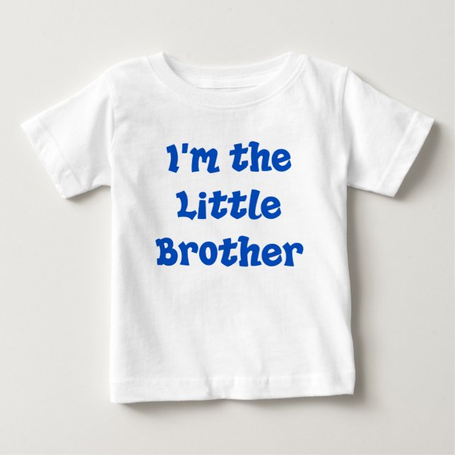 T-shirt Pour Bébé Je suis le Petit Frère (Devant)