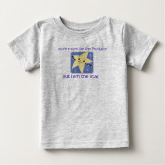 T-shirt Pour Bébé Je Suis Le Star Baby
