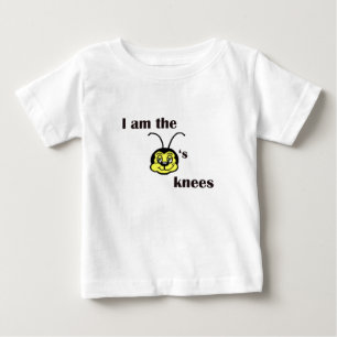 T-shirt Pour Bébé "Je suis les genoux des abeilles" Humour