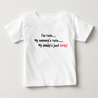 T-shirt Pour Bébé Je suis mignonne...Ma maman est mignonne...