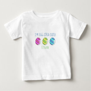 T-shirt Pour Bébé Je suis oeuf de pâques mignon d'Oeuf-stra
