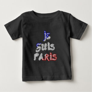 T-shirt Pour Bébé Je Suis Paris Art Print