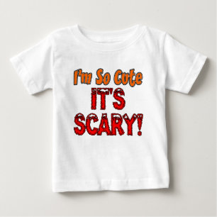 T-shirt Pour Bébé Je suis si mignonne, c'est effrayant bébé Hallowee