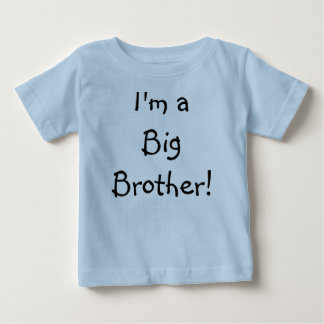 T-shirt Pour Bébé Je suis un Big Brother !