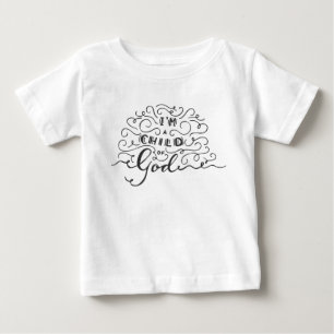 T-SHIRT POUR BÉBÉ JE SUIS UN ENFANT DE DIEU