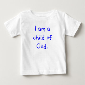 T-shirt Pour Bébé Je suis un enfant de Dieu