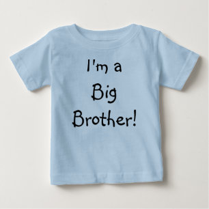 T-shirt Pour Bébé Je suis un frère !