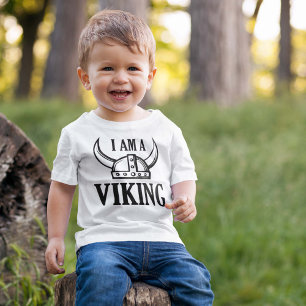 T-shirt Pour Bébé Je Suis Un Viking