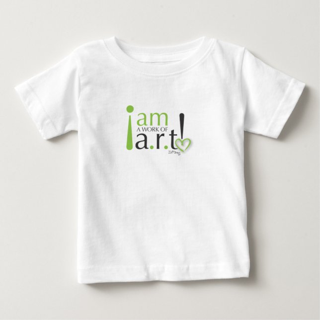 T-shirt Pour Bébé Je suis un wok d'a.r.t ! (Devant)