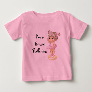 T-shirt Pour Bébé Je suis une future Ballerina